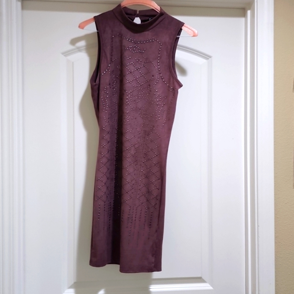 Windsor Studded Bodycon Mini Dress, Size M, NWT